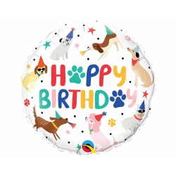Balon foliowy z helem 69810 Happy Birthday 18 cali