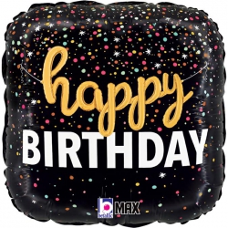 Balon foliowy z helem 61983 Happy Birthday 18 cali