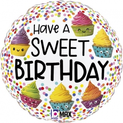 Balon foliowy z helem 62829 Happy Birthday 18 cali