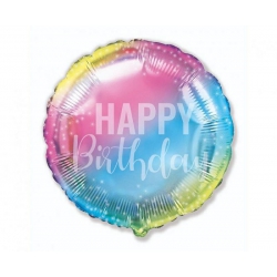 Balon foliowy z helem 12676 Happy        Birthday 18 cali