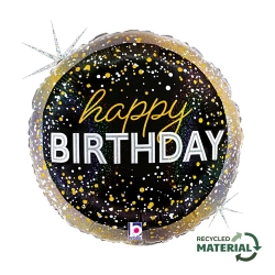 Balon foliowy z helem 63703 Happy birthday 18 cali