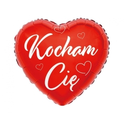 Balon foliowy z helem 65913 Kocham Cię 18 cali