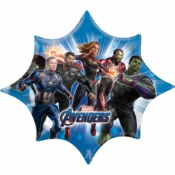 Balon foliowy z helem 39778 Avengers jumbo, 35 cali