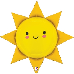 Balon foliowy z helem 54527 Słoneczko 31 cali