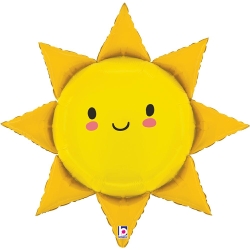 Balon foliowy z helem 54527 Słoneczko 31 cali