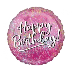 Balon foliowy z helem 17464 Happy Birthday 17 cali