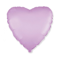 Balon z helem FX serce liliowe 00192 18 cali