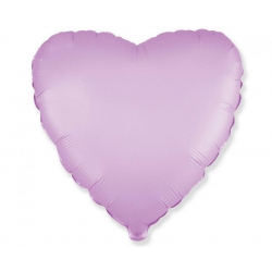 Balon z helem FX serce liliowe 00192 18 cali