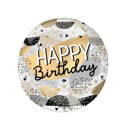 Balon foliowy z helem 53165 Happy Birthday 40x40 cm