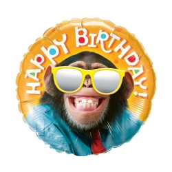 Balon foliowy z helem 92140 Happy Birthday 17 cali