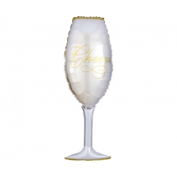 Balon foliowy z helem 61957 Kieliszek Szampana 97 cm