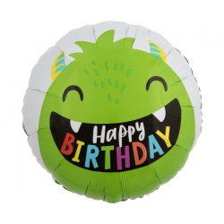 Balon foliowy  z helem 18003 Happy Birthday 17 cali