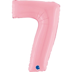 Cyfra jasny róż 7 grabo 102 cm 60773