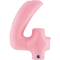 Cyfra jasny róż 4 grabo 102 cm 60742