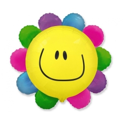 Balon foliowy z helem 36900 Kwiatek 73x77 cm