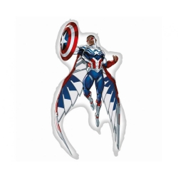 Balon foliowy z helem 74759 Capitan America 62x93 cm