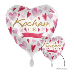 Balon foliowy z helem 02808 Kocham Cię 17 cali