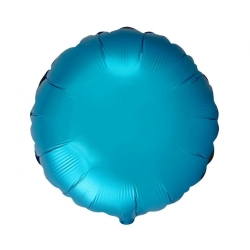 Balon z helem FX okrągły niebieski 17305 capri 18 cali