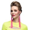 Klipsy Disco frędzle neon pink 64430 Klipsy Disco frędzle neon pink 64430