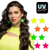 Kolczyki Gwiazdy UV 4 kolory 64437