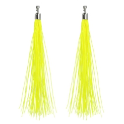 Klipsy Disco frędzle neon yellow 64431