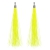 Klipsy Disco frędzle neon yellow 64431