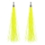Klipsy Disco frędzle neon yellow 64431