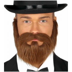 Broda z wąsami ruda 11960