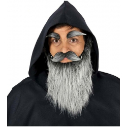 Broda wąsy brwi siwe 11566