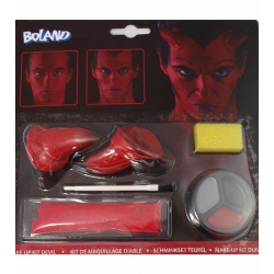 Zestaw diabła rogi + farbki 45082