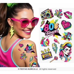 Tatuaż Disco lata 80 te 15967