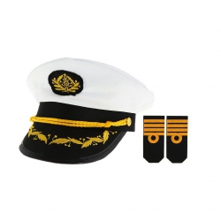 Czapka Kapitan z pagonami 65224