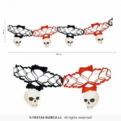 Girlanda Czaszki 19650