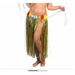 Spódnica Hawajska kolorowa 75 cm 17639