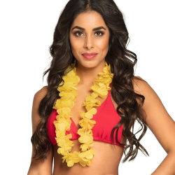 Naszyjnik hawajski żółty 52342