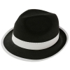 Kapelusz Al Capone czarny 21109