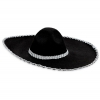 Sombrero Czarne 57 cm 25704