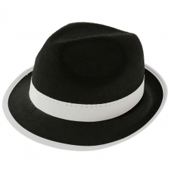 Kapelusz Al Capone czarny 91100