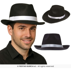 Kapelusz Al Capone czarny 13506