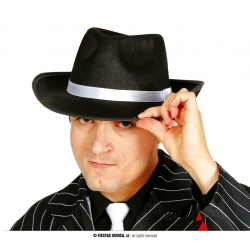Kapelusz Al Capone czarny 13506