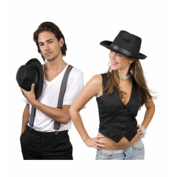 Kapelusz Gangstera czarny 04000