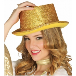 Cylinder Brokatowy złoty 13124