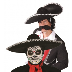 Sombrero czarne  55 cm 13944