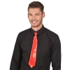 Krawat cekinowy czerwony 52956