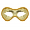 Maska brokatowa złota 12216