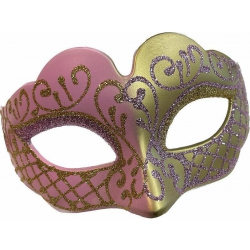 Maska złoto różowa 54717