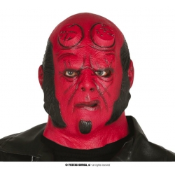 Maska lateksowa czerwony diabeł 02384