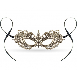 Maska ażurowa złota 11443