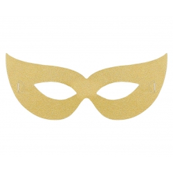 Maseczka Brokatowa złota 4 szt. 10214