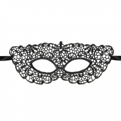 Maska Ażurowa czarna 13557